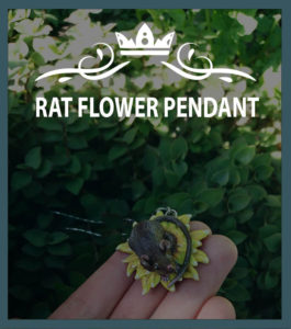 RAT FLOWER PENDANT